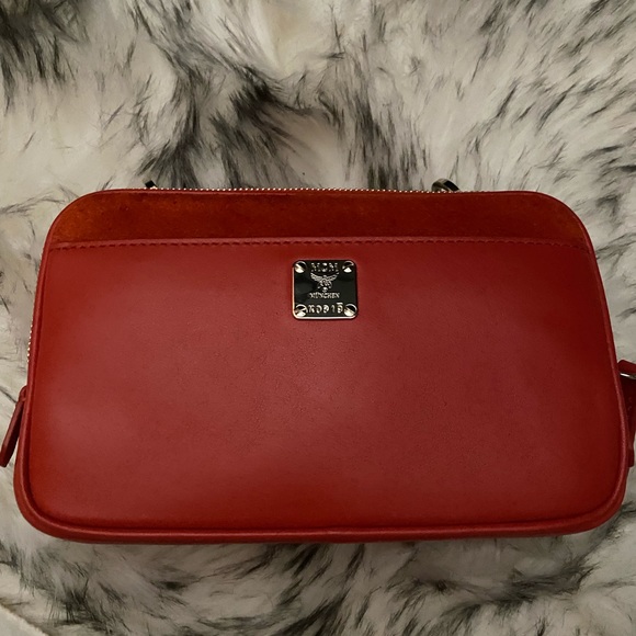 MCM Bags Mcm Mini Cubism Suede Crossbody Bag Poshmark